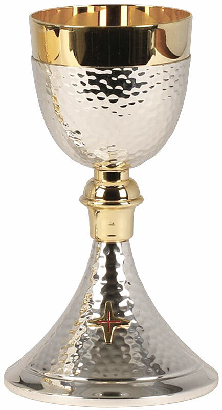 Tu-Tone Hammered Chalice K460