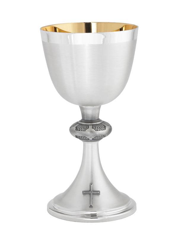 Silver Plated Chalice with Scale Paten - no. A-186S