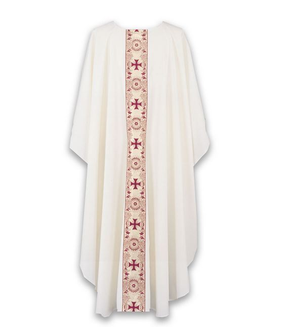 Priest Chasuble with Cross Orphrey 850