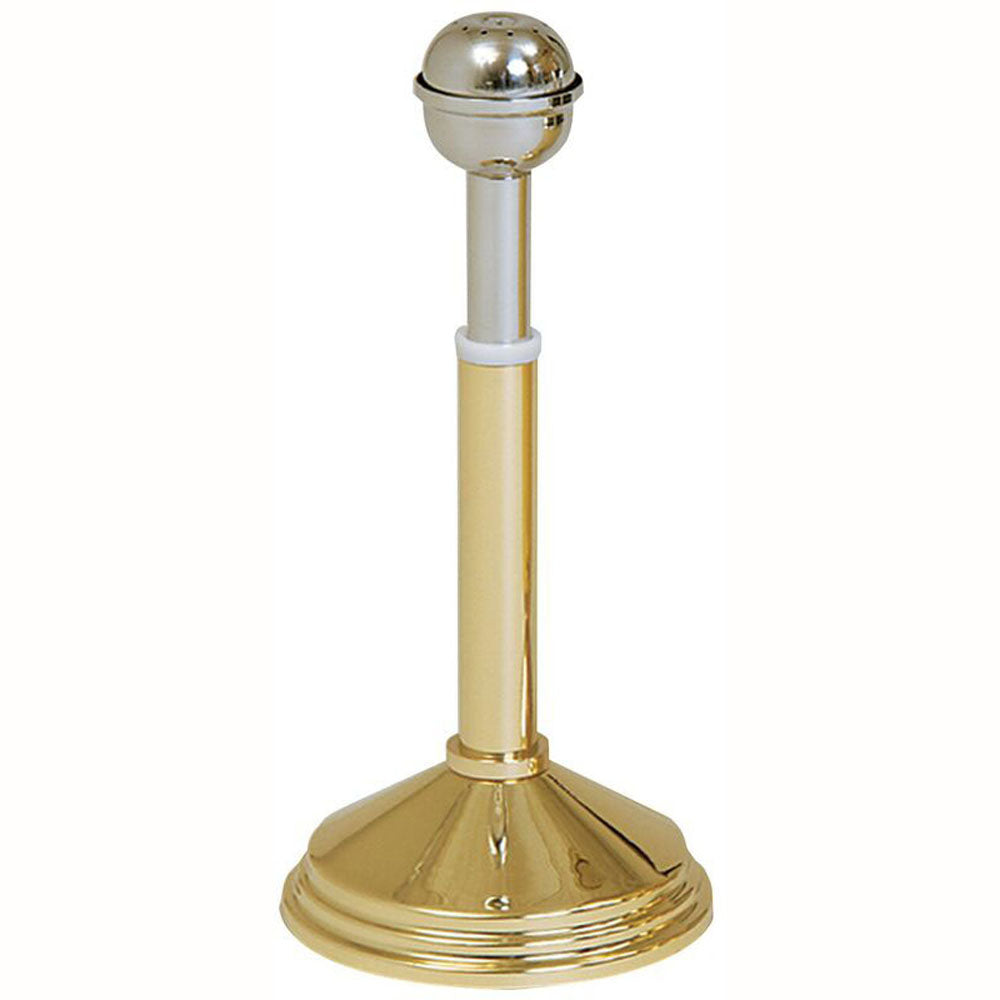 Holy Water Sprinkler Reservoir Style with Brass Stand K409