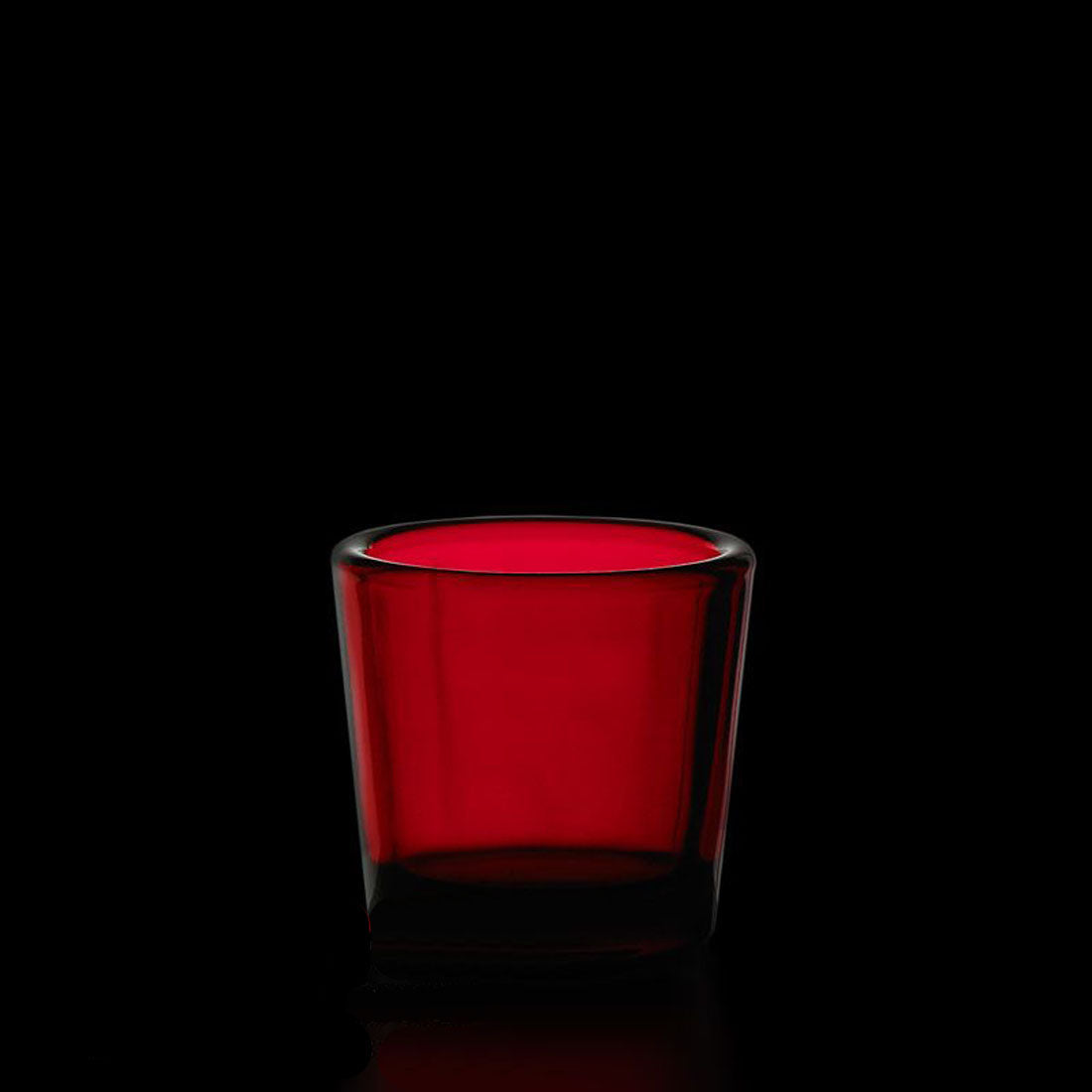 Red Votive Glass per dozen - 10 hour size