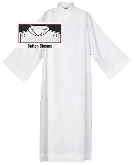 Abbey Coat Style Alb with Buttons no. 423