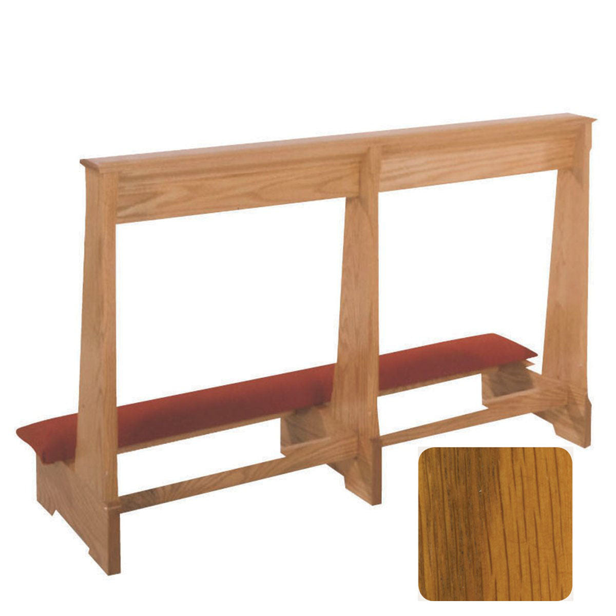 Harvest Oak Wedding Prie Dieu available in 4 sizes - 262