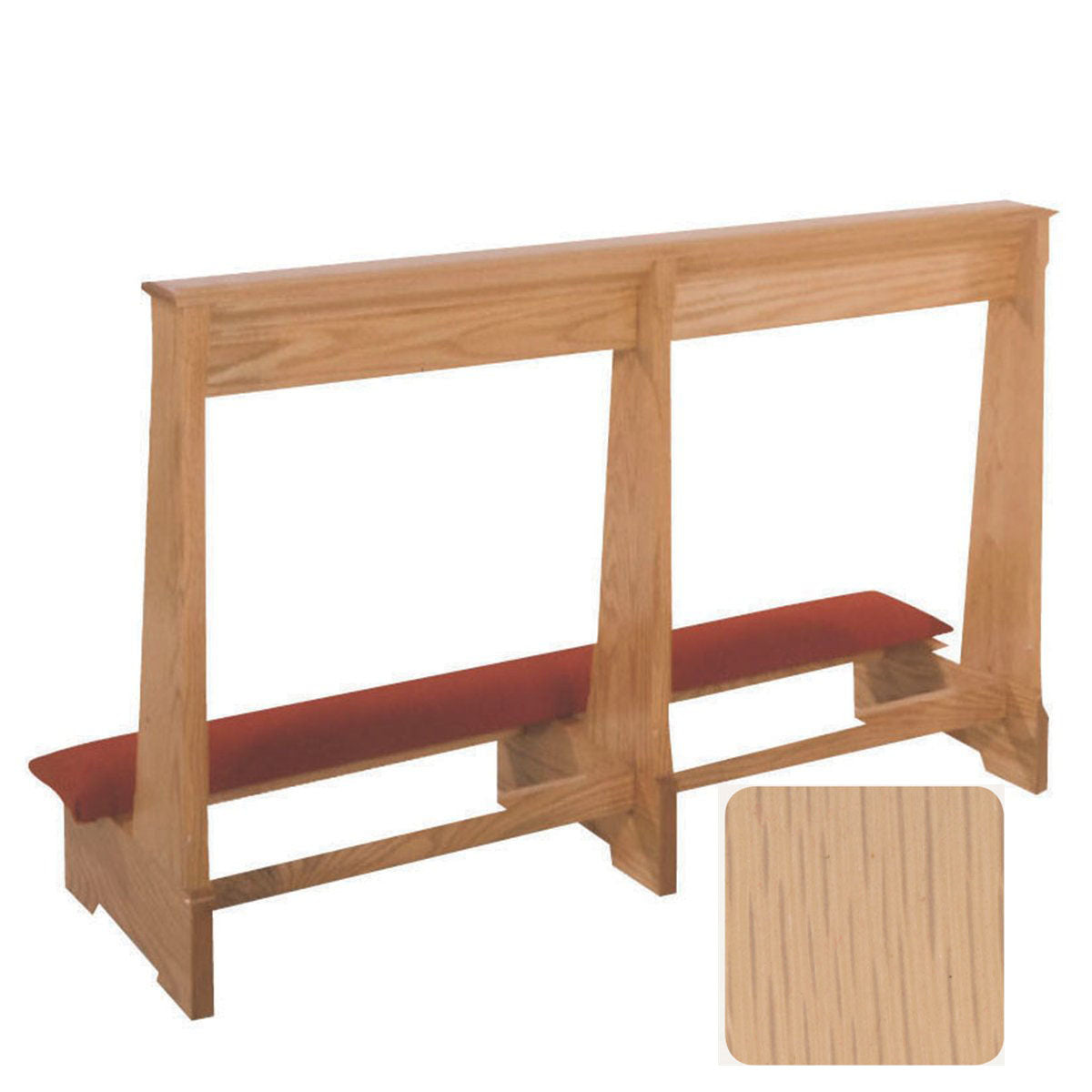 Limed Oak Wedding Prie Dieu available in 4 sizes - 262