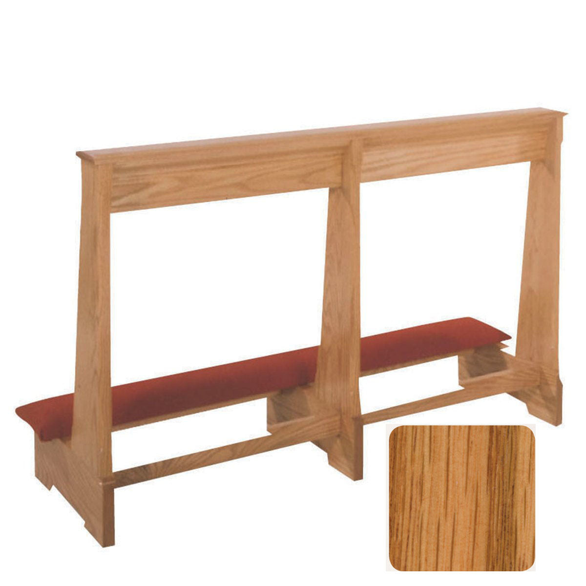 Light Oak Wedding Prie Dieu available in 4 sizes - 262