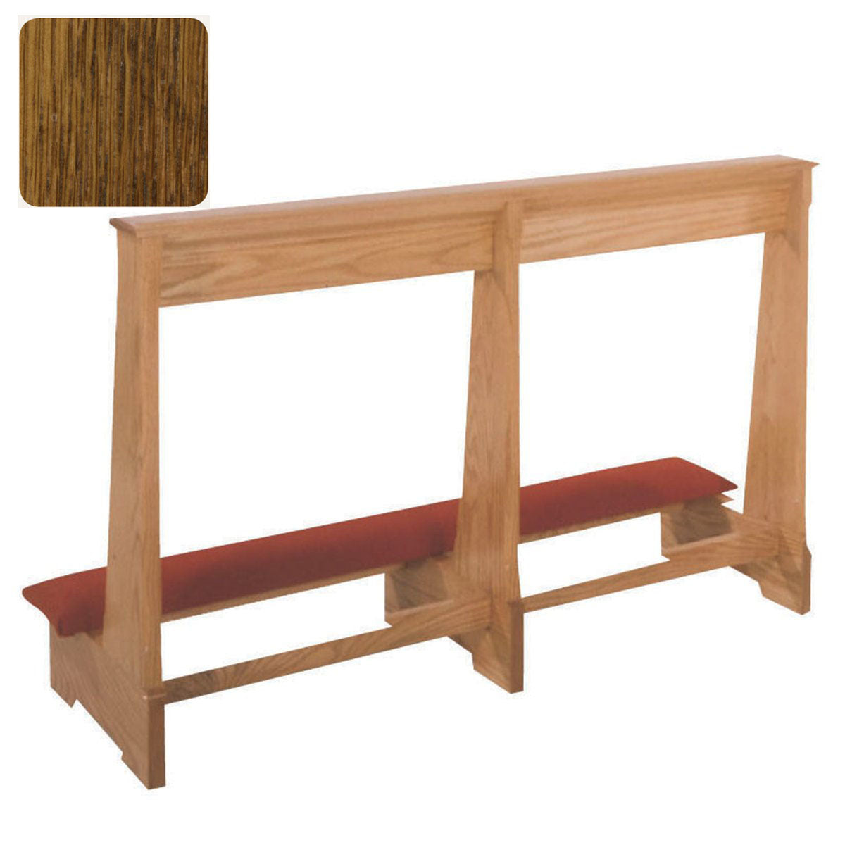 Medium Oak Wedding Prie Dieu available in 4 sizes - 262