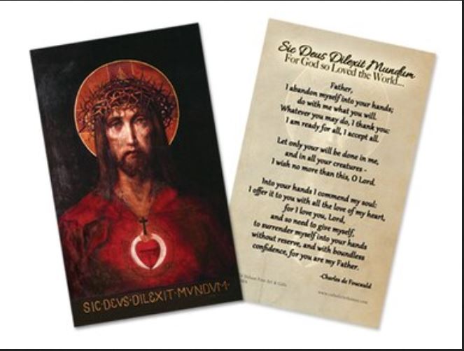 For God So Loved the World Laminated Prayer Card