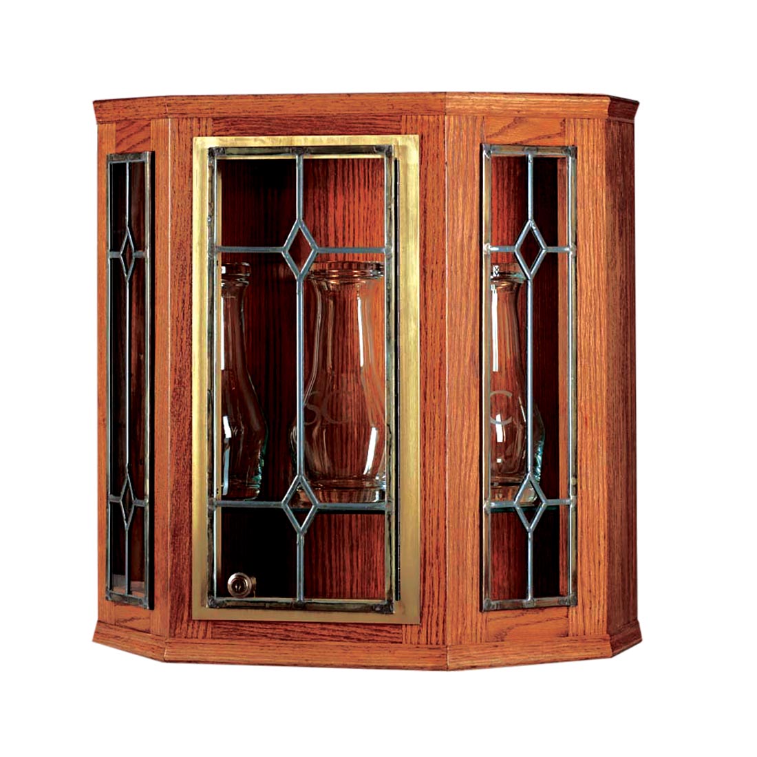 Triple Pane Ambry Cabinet with Light