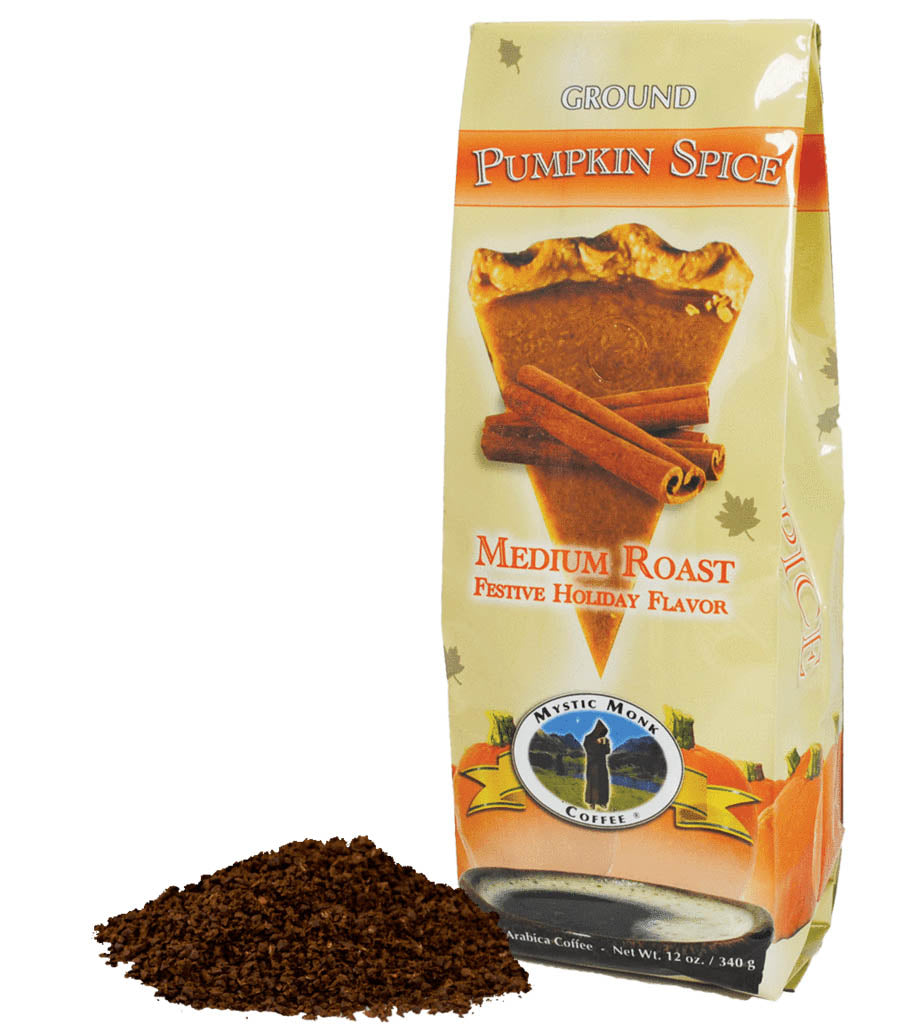 Mystic Monk Pumpkin Spice Ground Coffee - 12oz