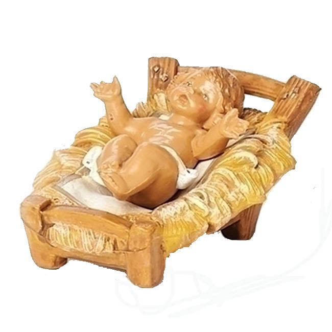 Baby Jesus in Manger - 5 inch Scale Fontanini no 72513