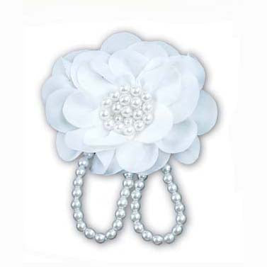 Pearl & Floral Hair Clip