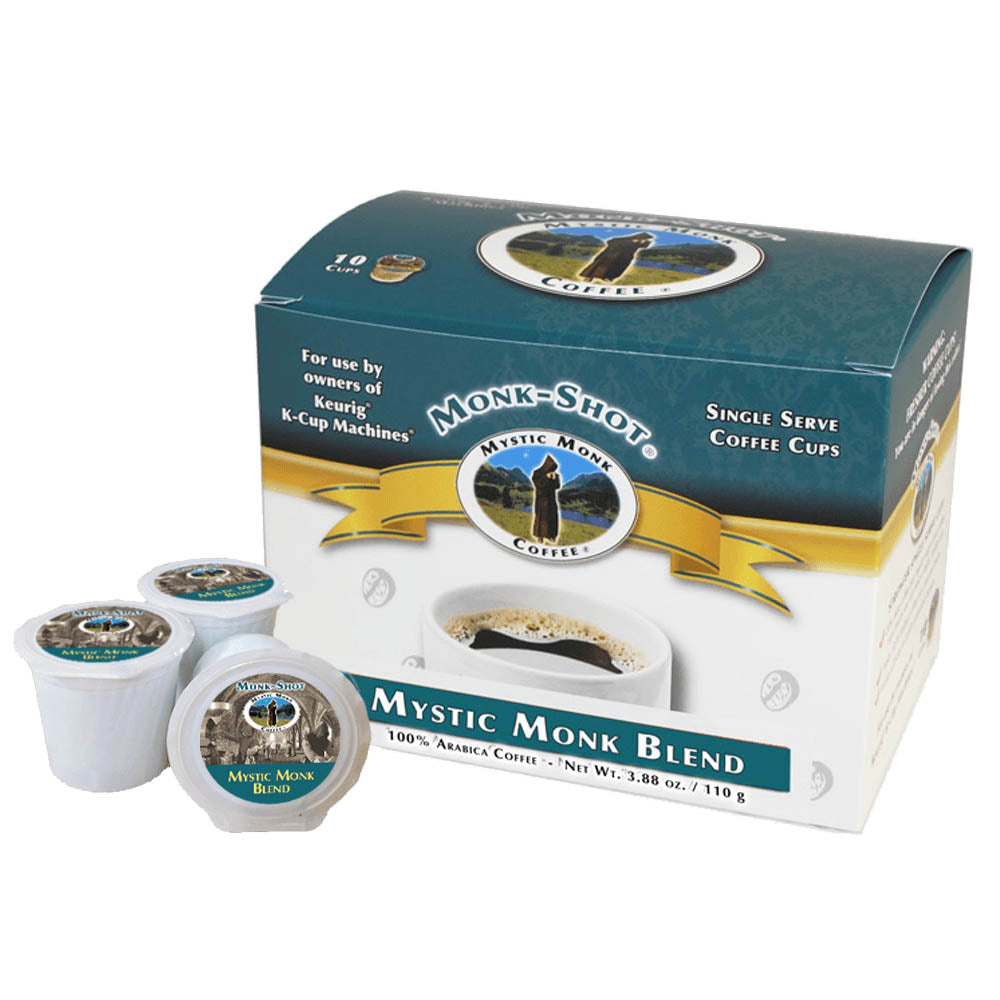 Monk-Shots Mystic Monk Blend K Cup Coffee 10ct.