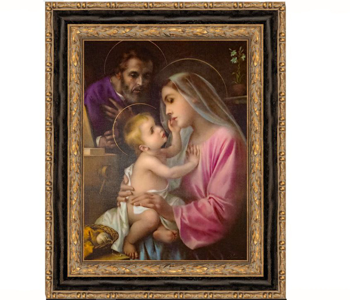 Holy Family by Simeone 12x16 Gallery Framed Canvas