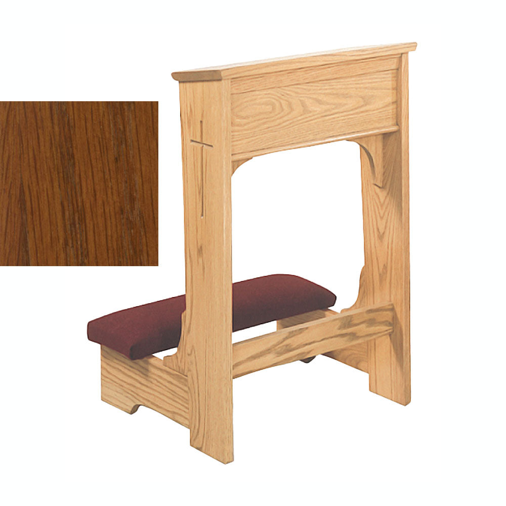 Sienna Open Front Kneeler with Engraved Cross W57
