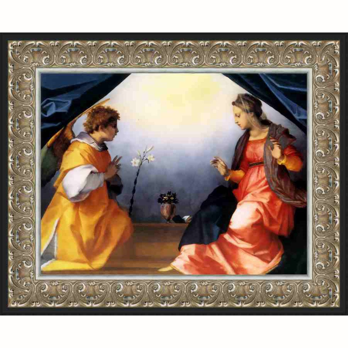 The Annunciation Framed Gallery Canvas