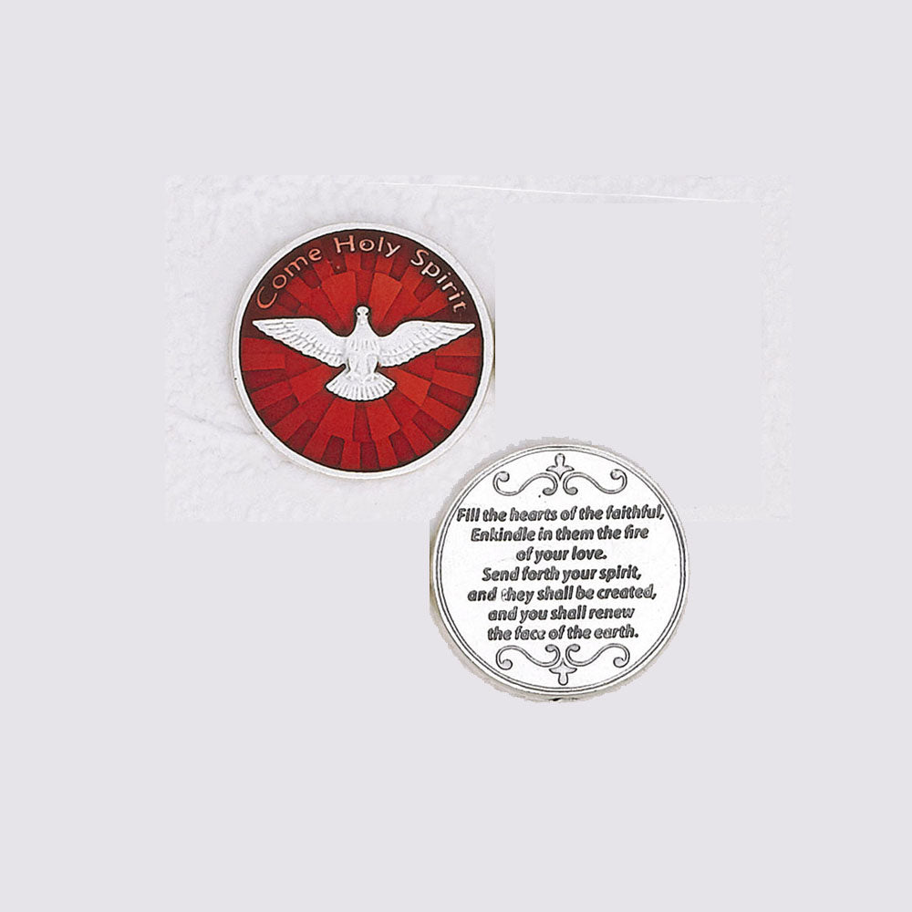 Red Holy Spirit Pocket Coin