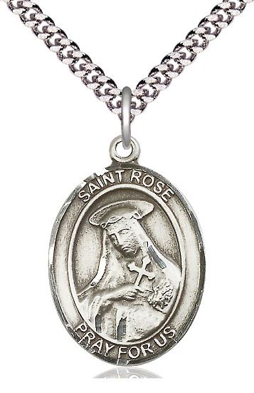 St. Rose of Lima Sterling Silver Medal 8095SS/18S