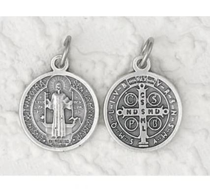 2 inch Silver Ox St Benedict Jubilee Medal