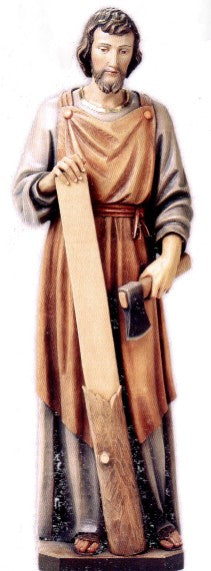 Saint Joseph the Worker in Poly Art