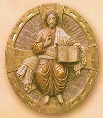 24 inch God the Father Wood Carved Relief