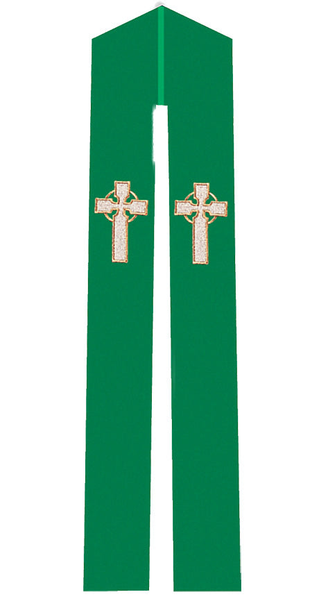 Celtic Cross Priest's Overlay Stole no. 701