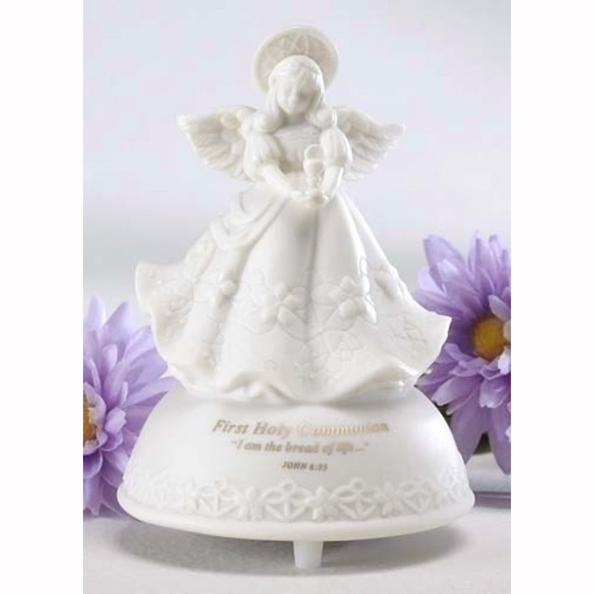 Heaven's Treasures 1st Communion Angel Music Box