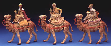 Three Kings Riding Camels - Fontanini no. 71514