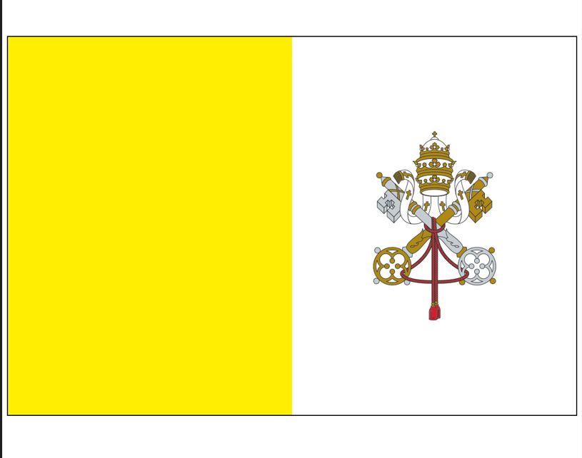 5x8 foot Papal (Vatican City) Flag in Durable Nylon