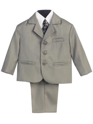 Jeffrey Light Gray 1st Communion Suit - Sizes 8-14