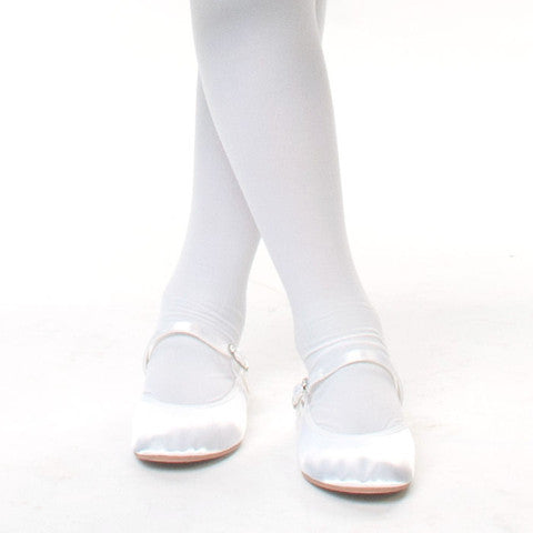 Girl's White Tights for Communion