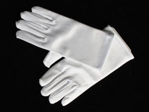 Satin Spandex Stretch Gloves for First Communion