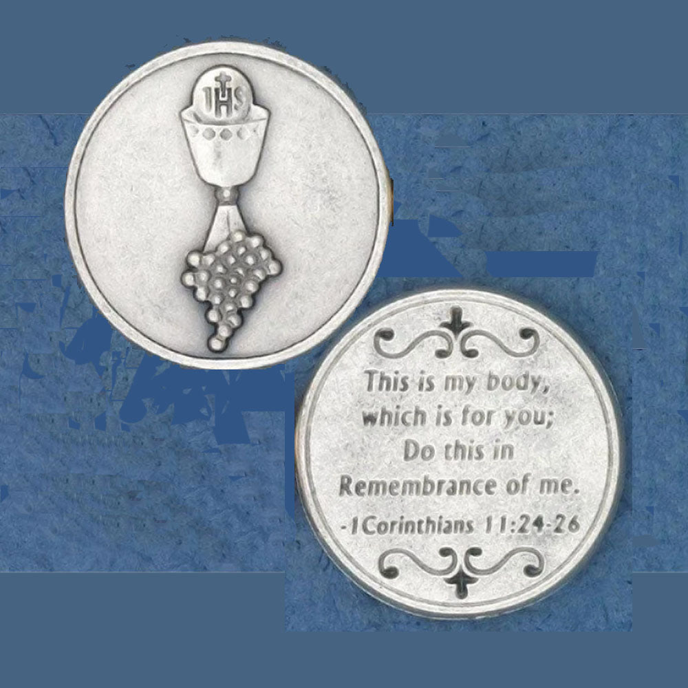 Holy Eucharist Chalice Coin Token