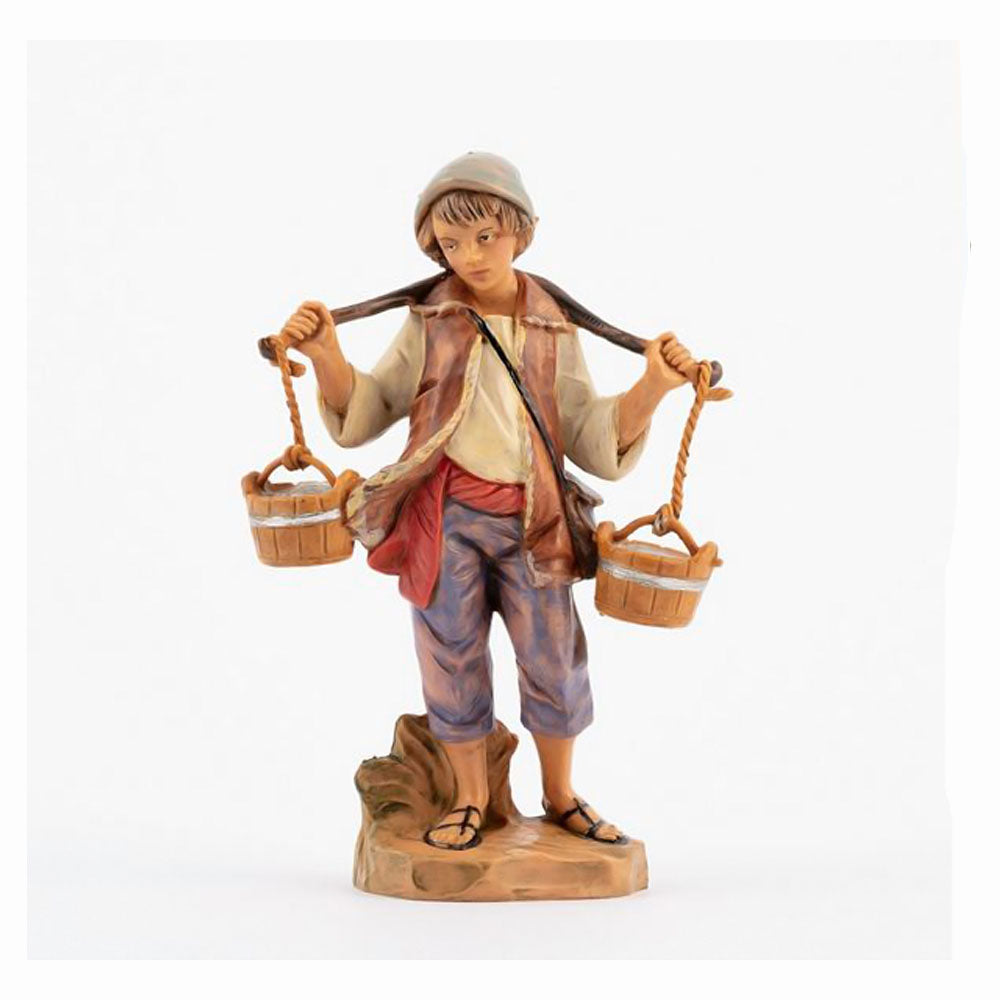 Noah Shepherd with water buckets 52562