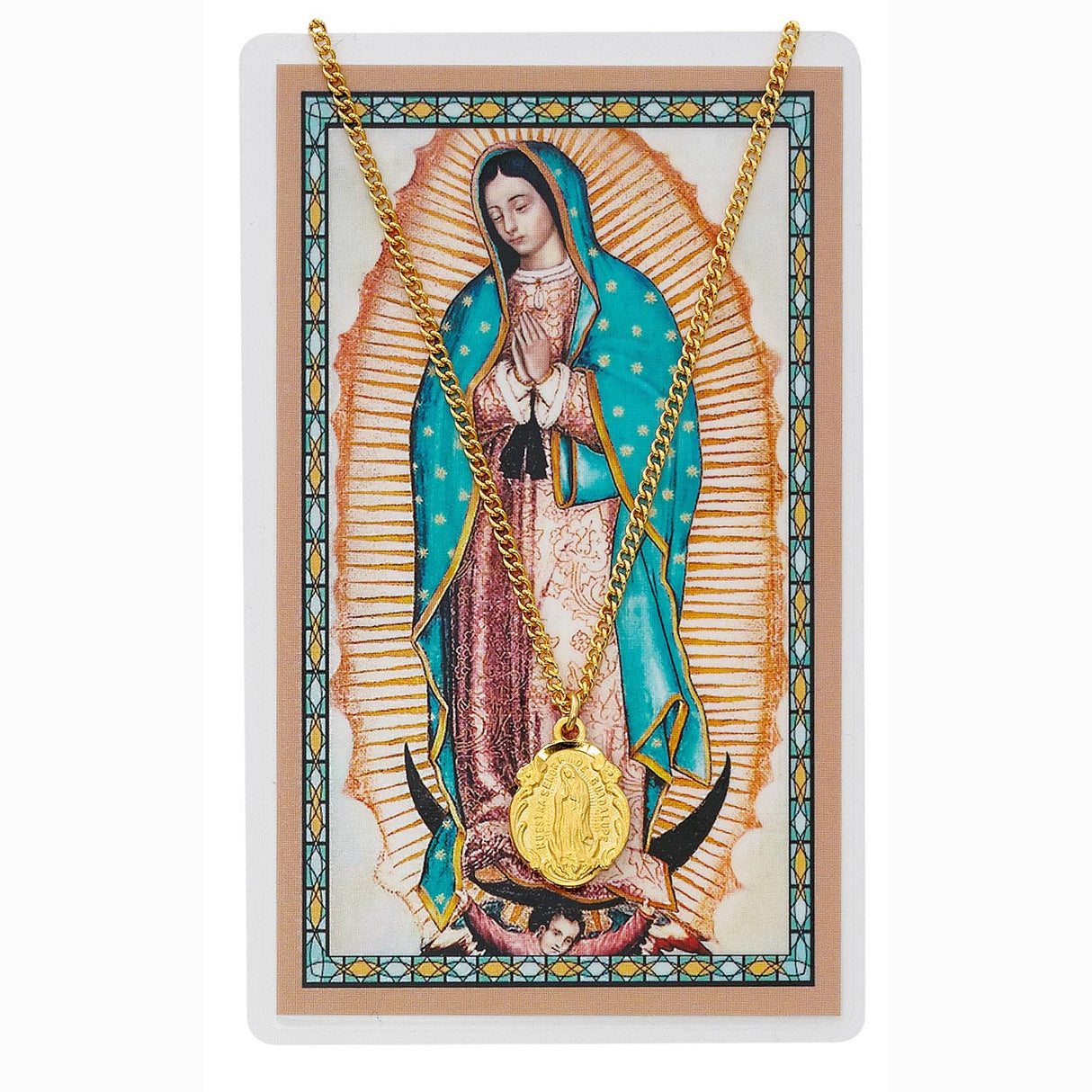 Our Lady of Guadalupe Pendant & Holy Card PSH1821GU