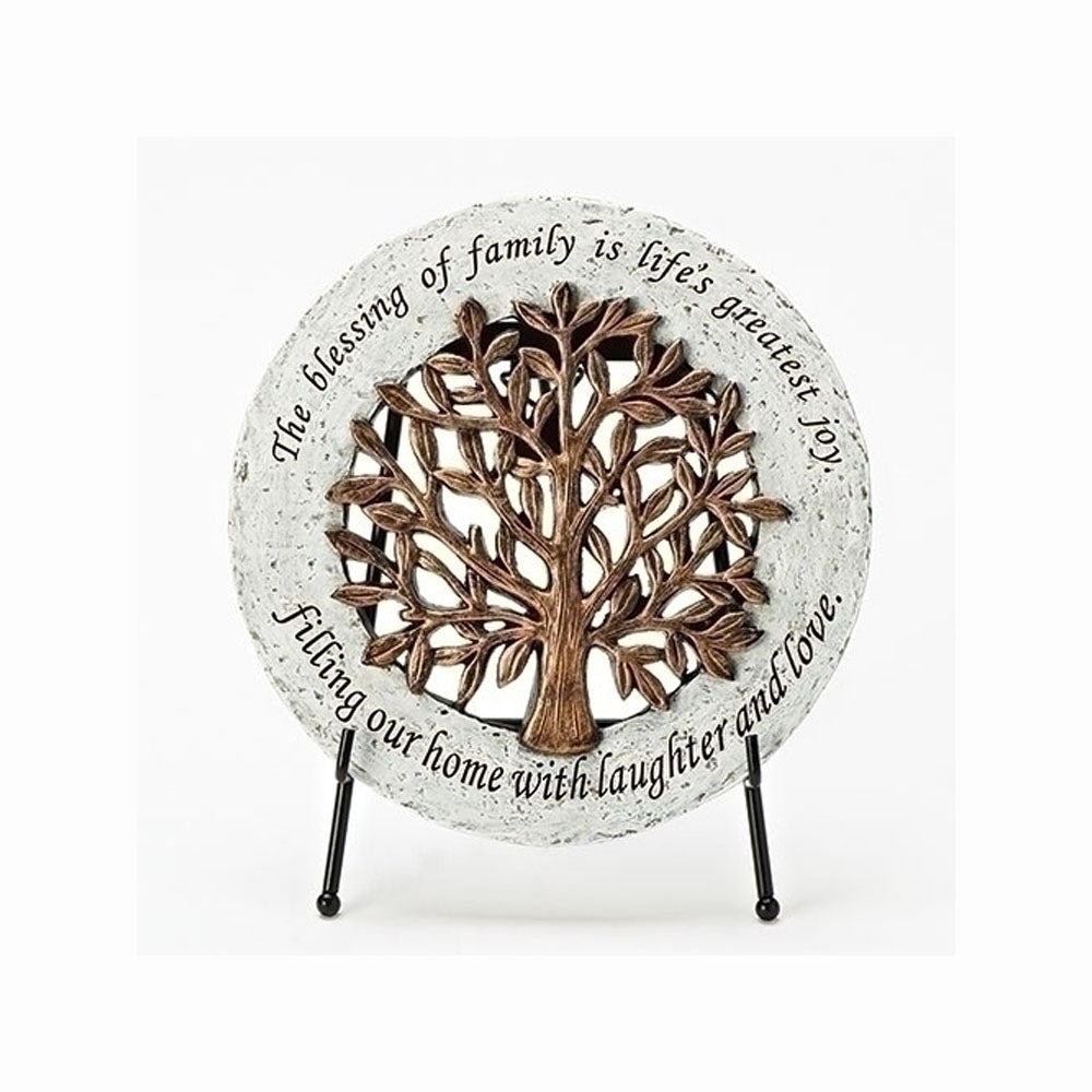 Art of God - Bronze Tree of Life Garden Stone