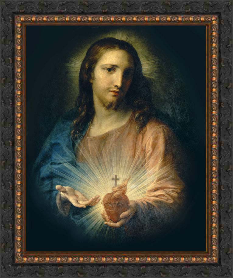 Sacred Heart of Jesus 16x20 Fine Art Canvas