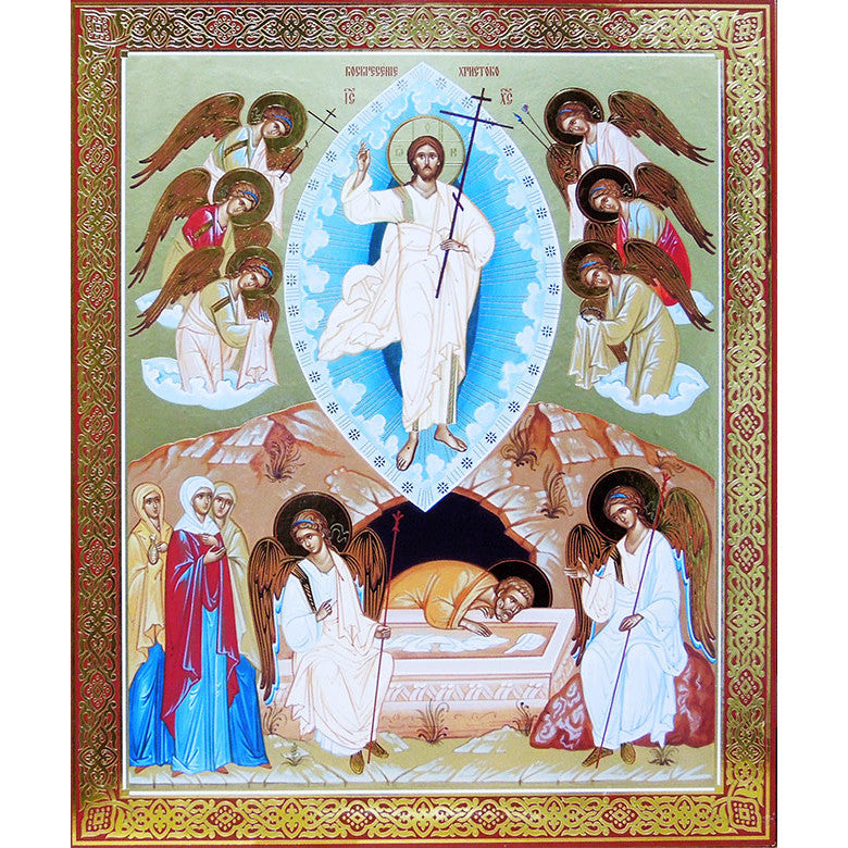 Resurrection of Christ Modern Icon X-Large