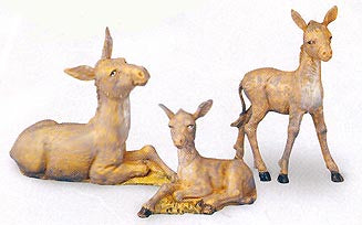 Donkey Family Fontanini Set no. 51533