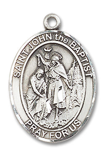 St. John the Baptist Sterling Silver Medal 8054SS/18S