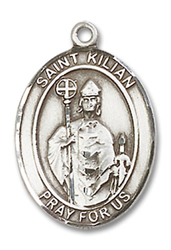 St. Kilian Sterling Silver Medal 8067SS/18S