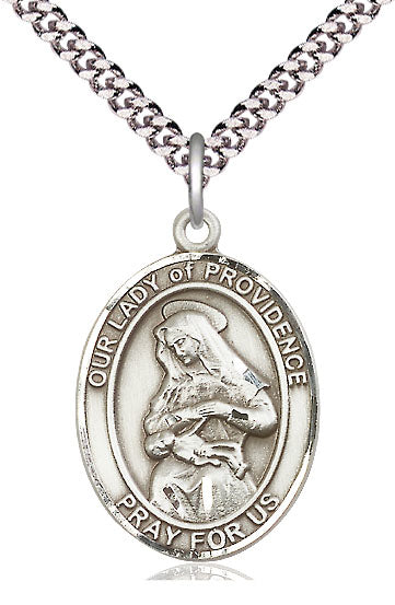 Our Lady of Providence Sterling Silver Medal 8087SS/18S
