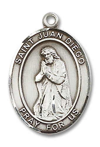 St. Juan Diego Sterling Silver Medal 8111SS/18S
