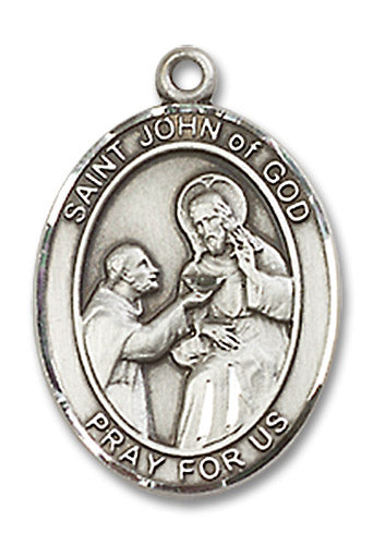 St. John of God Sterling Silver Medal 8112SS/18S