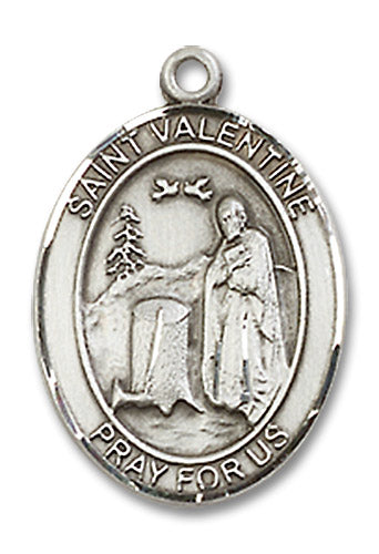 St. Valentine Sterling Silver Medal 8121SS/18S