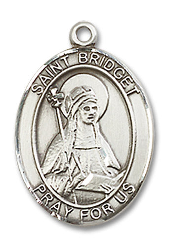 St. Bridget of Sweden Sterling Silver Medal 8122SS/18S