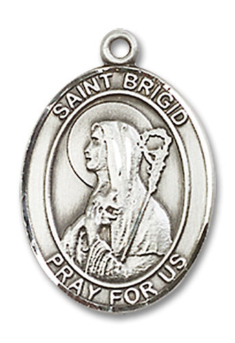 St. Bridget of Ireland Sterling Silver Medal 8123SS/18S