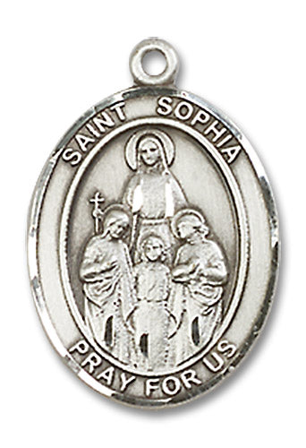 St. Sophia Sterling Silver Medal 8136SS/18S