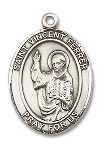 St. Vincent Ferrer Sterling Silver Medal