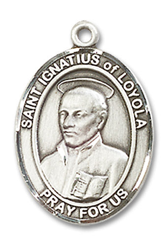 St. Ignatius of Loyola Sterling Silver Medal 8217SS/18S