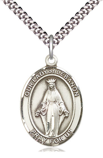 Our Lady of Lebanon Sterling Silver Medal